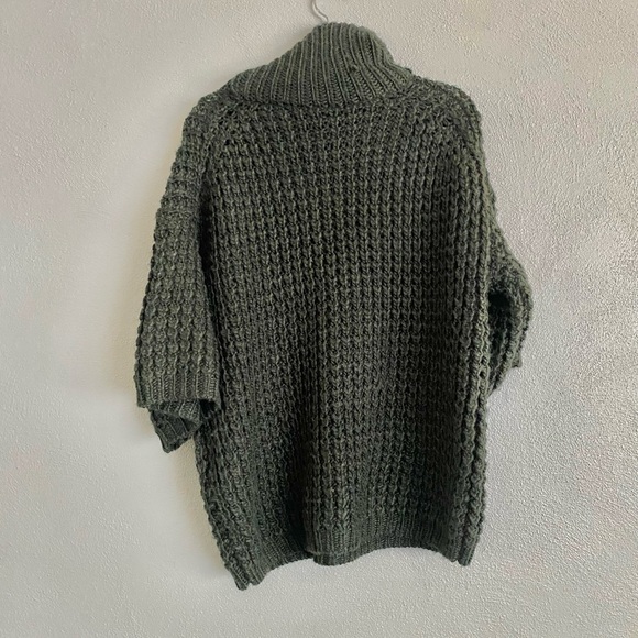 Anthropologie Tracy Reese Size Sweater Medium Wool Alpaca Chunky Turtleneck Knit - Picture 6 of 7